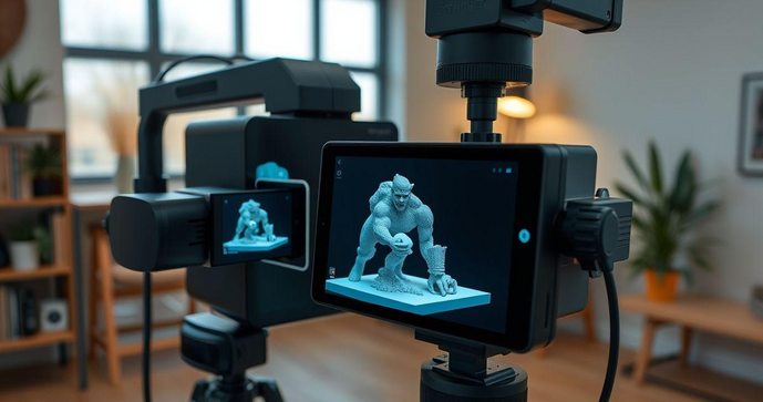 Scanner 3D profissional transforma projetos em realidade com precisão e eficiência Scanner 3D profissional transforma projetos em realidade com precisão e eficiência