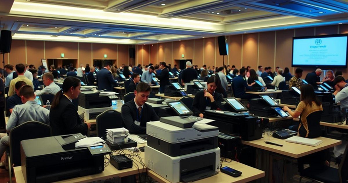Como o Aluguel de Impressora para Evento Pode Facilitar sua Organização