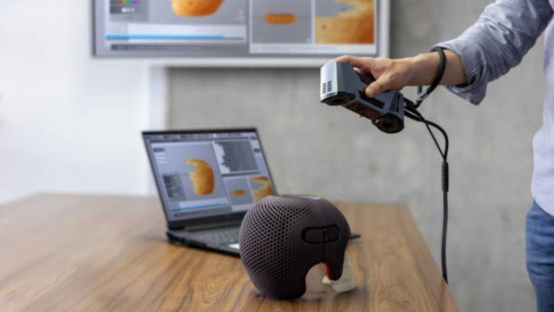 Scanner 3D profissional transforma projetos em realidade com precisão
